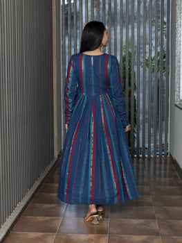AATREYA YARN DYED COTTON MAXI DRESS AATREYA YARN DYED COTTON MAXI DRESS